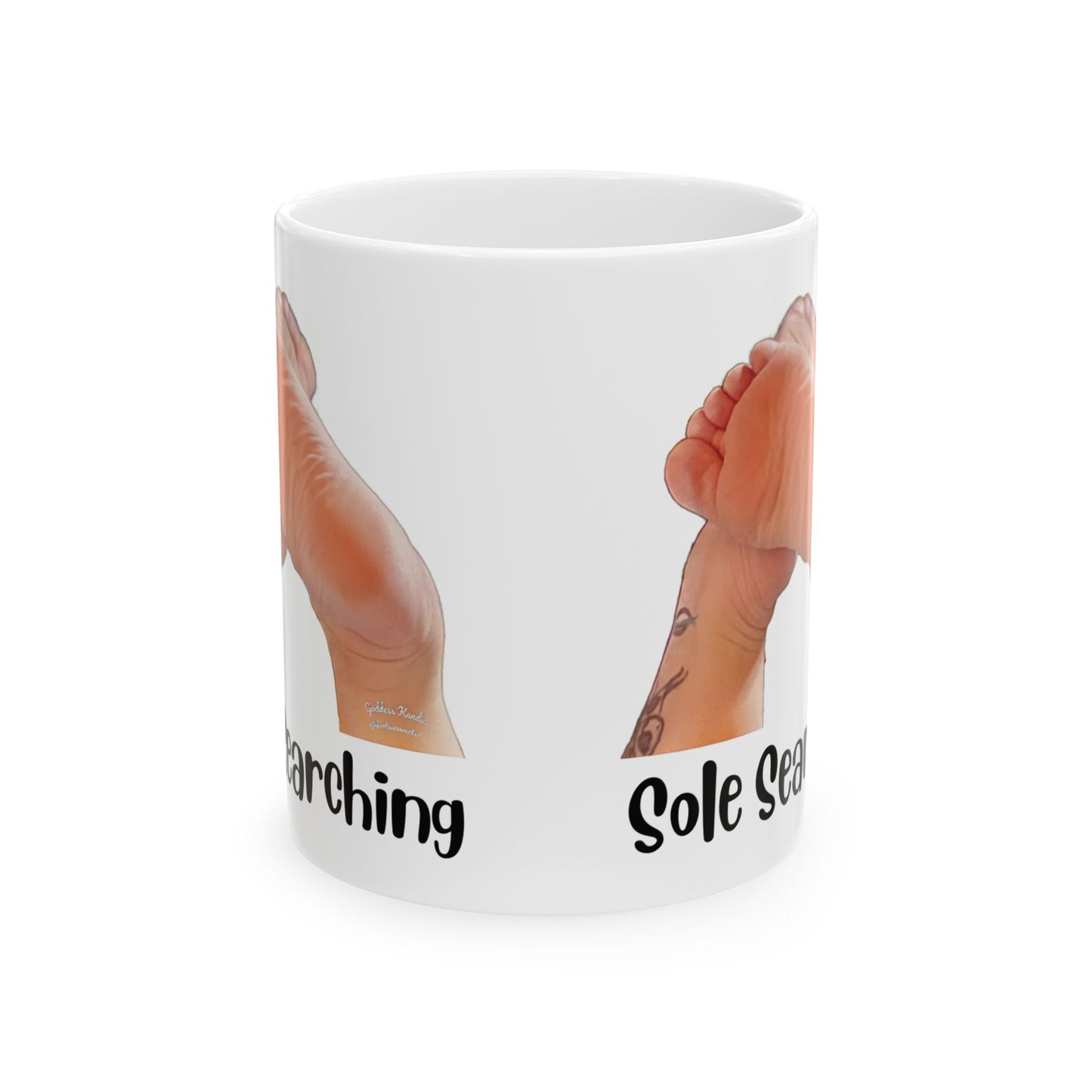 Foot Lovers Ceramic Mug - Funny Work Gift Exchange, White Elephant, Gag Gift, Quirky Feet Design